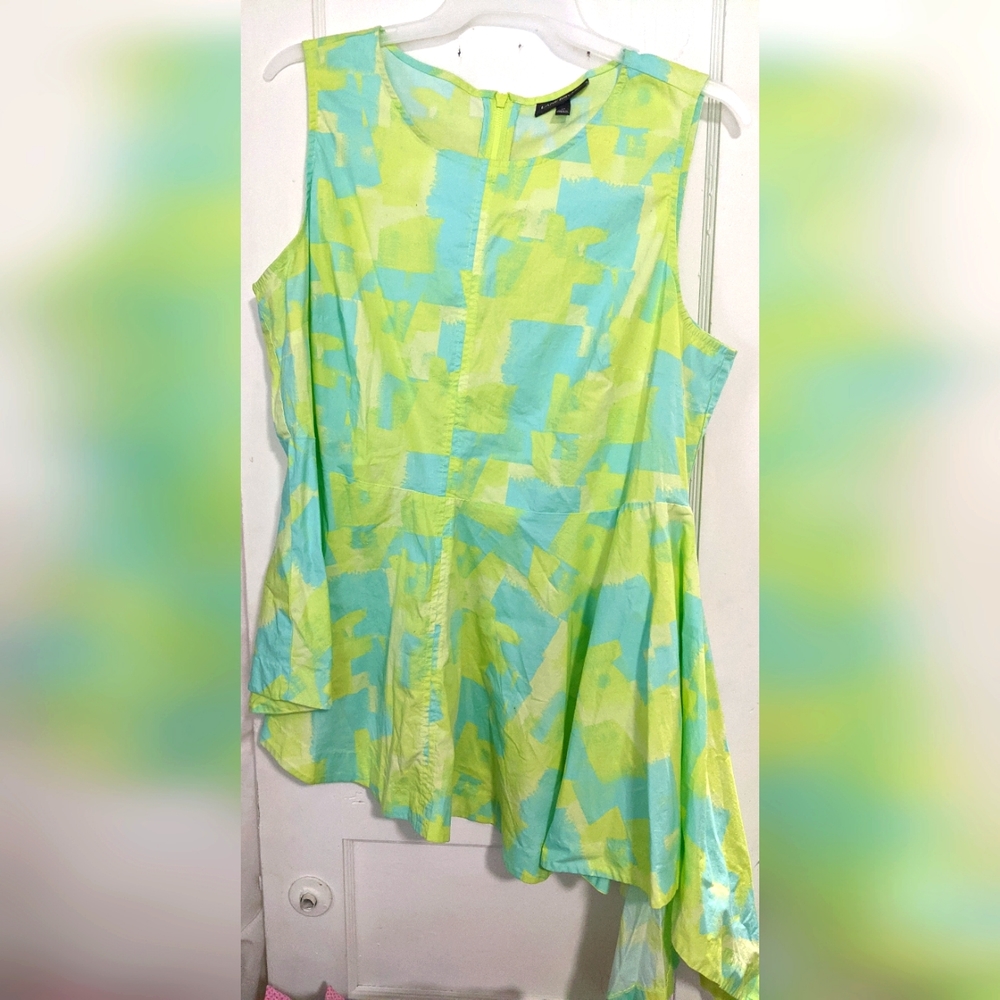 Lane Bryant Asymmetrical Sleeveless Top